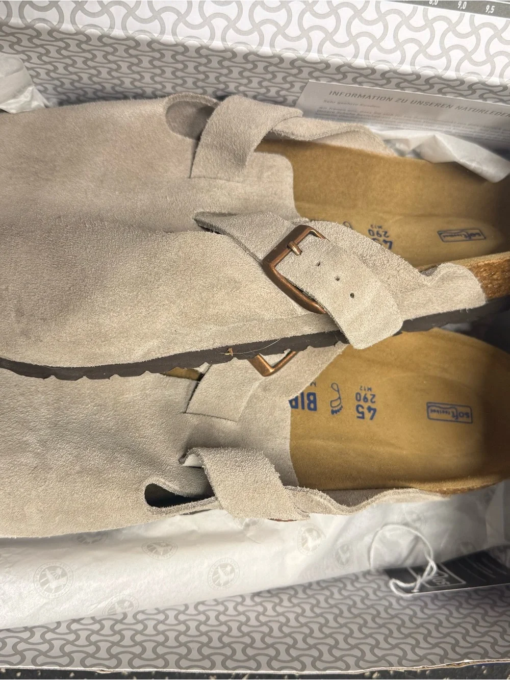 Birkenstock Blue Shoe Box with Branding